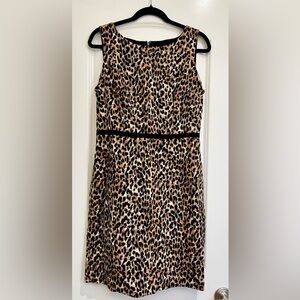 Ann Taylor LOFT | Leopard Print Dress | Size 8